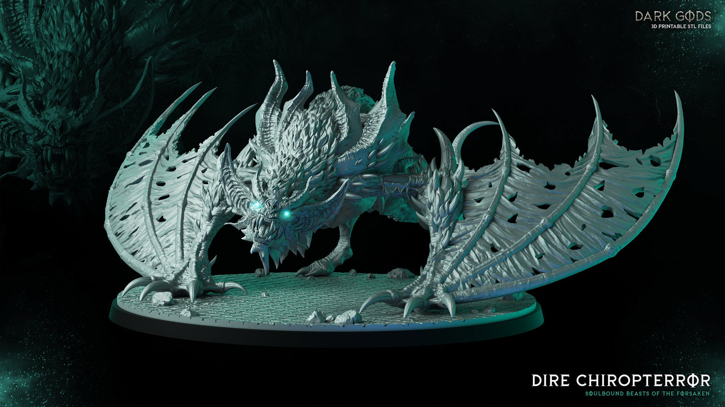 Dire Chirropterror Resin Boss Miniature alternate view 2