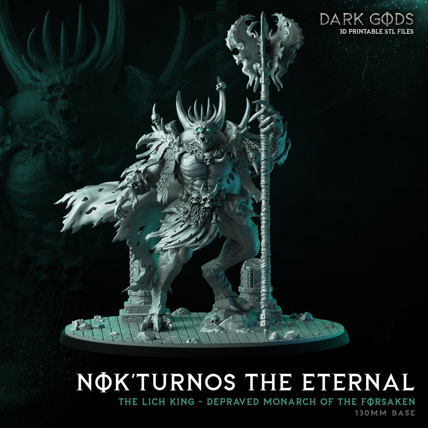 Nokturnos The Eternal Resin Miniature Figure alternate view 2