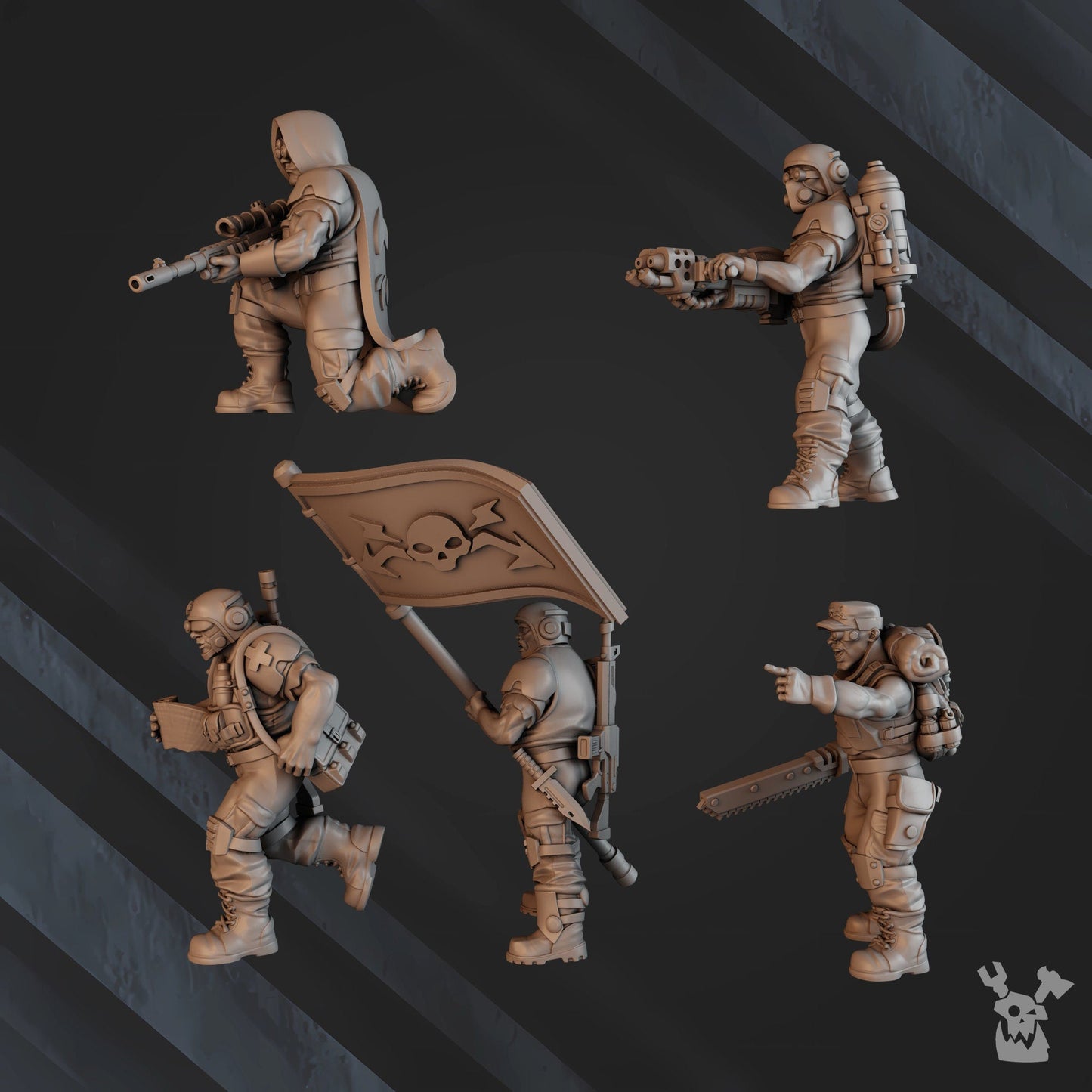 Green Hell Lead Detachment Resin Miniature Figure alternate view 4