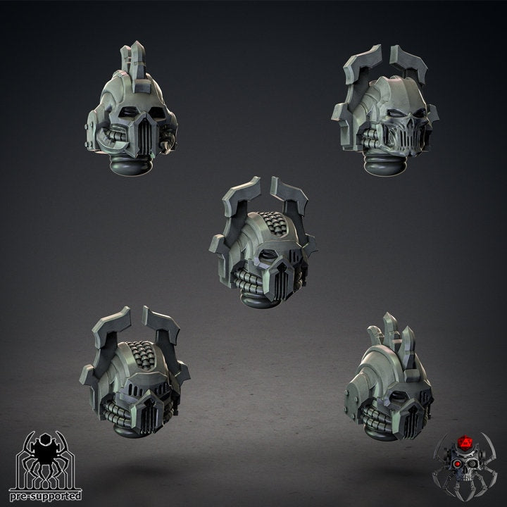 Bloody Skulls Helmets Resin Upgrade Parts product image