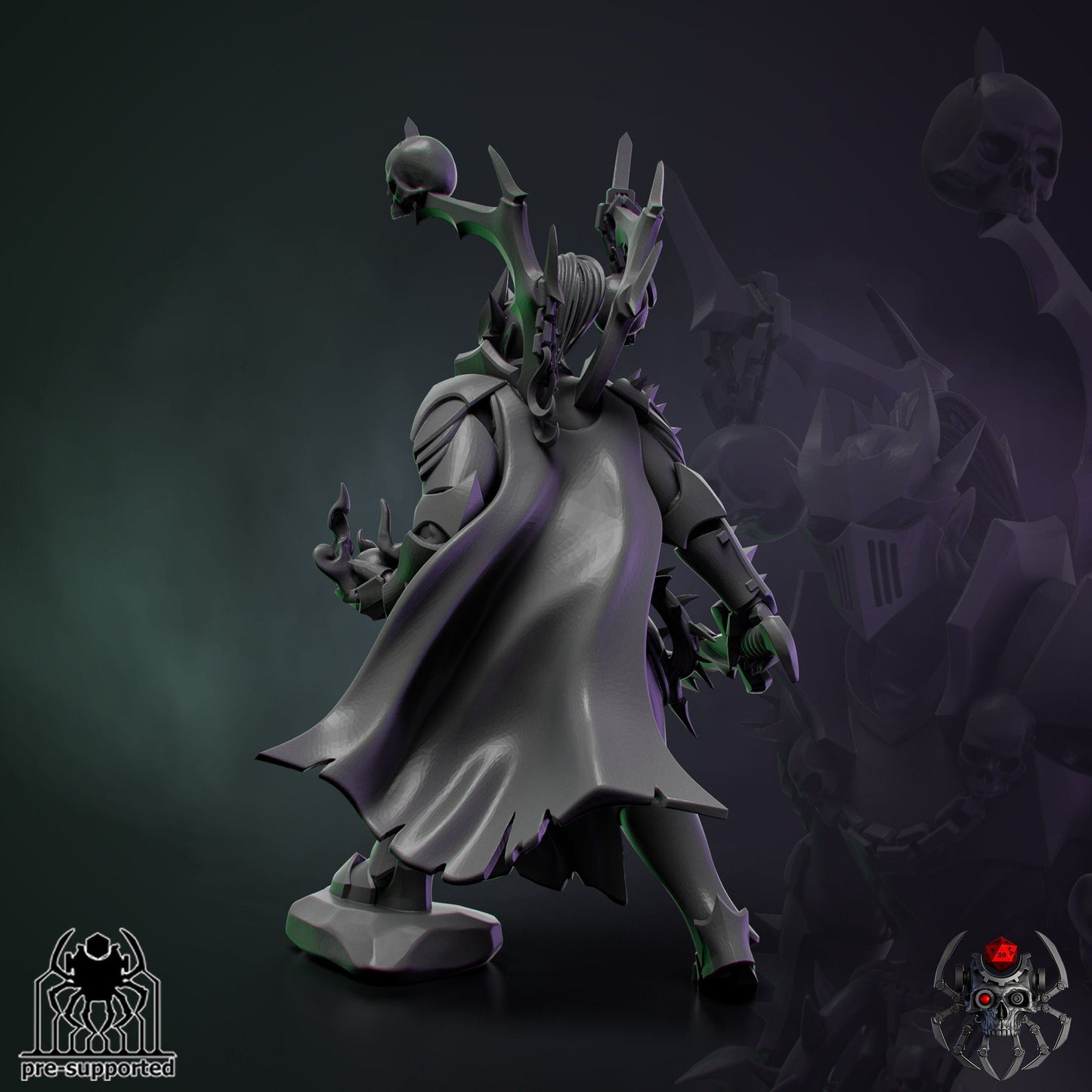 Dark Elf Torturer Resin Miniature Figure alternate view 3