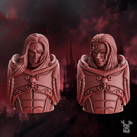 Crimson Wings Handsome Heads Set Resin Upgrade Parts alternate view 2