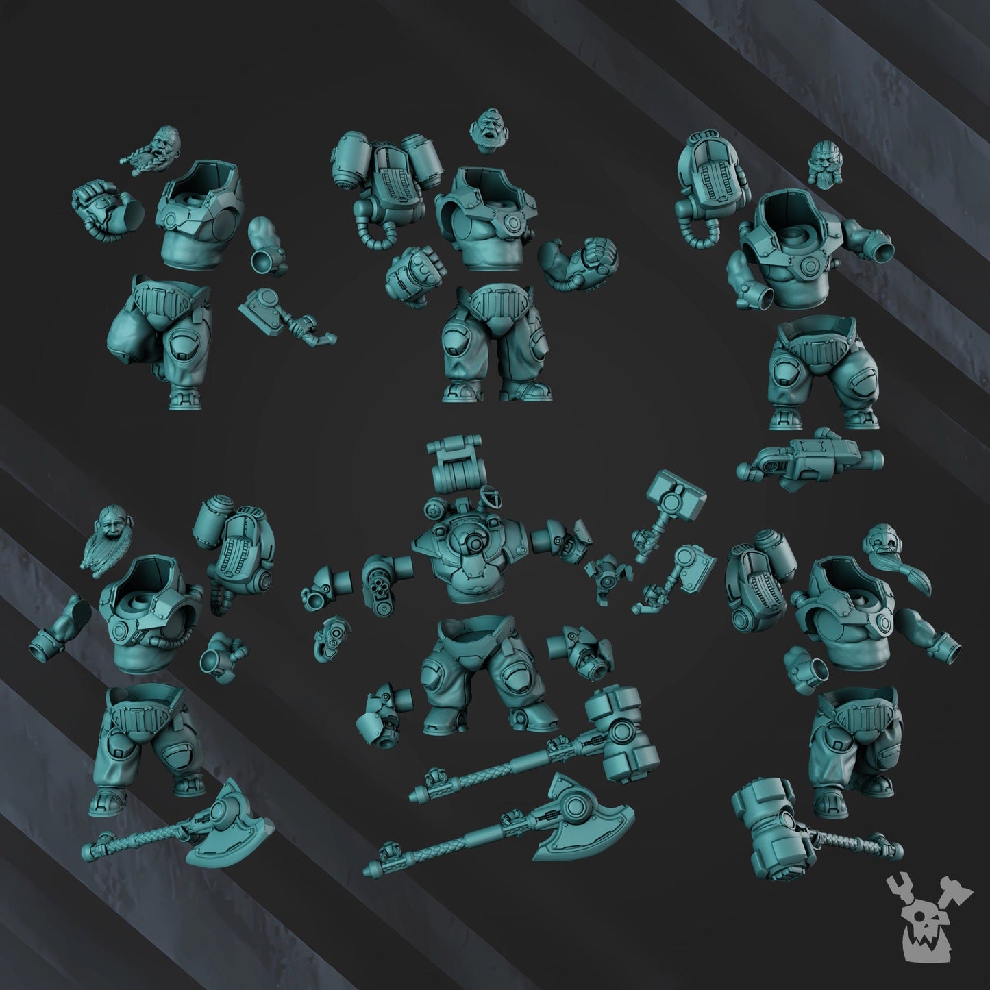 Mithril Clan Sentinels Resin Miniature Figure alternate view 3
