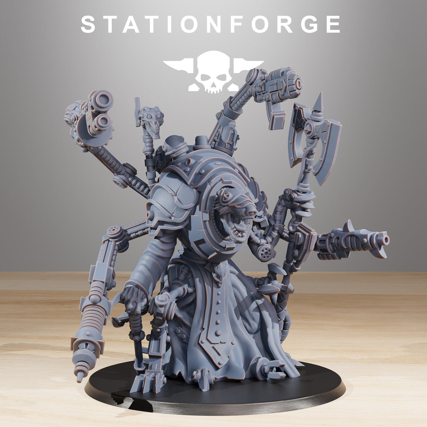Raticus Techer Resin Miniature Figure alternate view 5