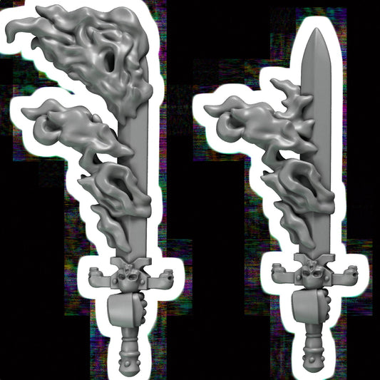 Cursed Company Swords x10 Resin Upgrade Parts alternate view 2