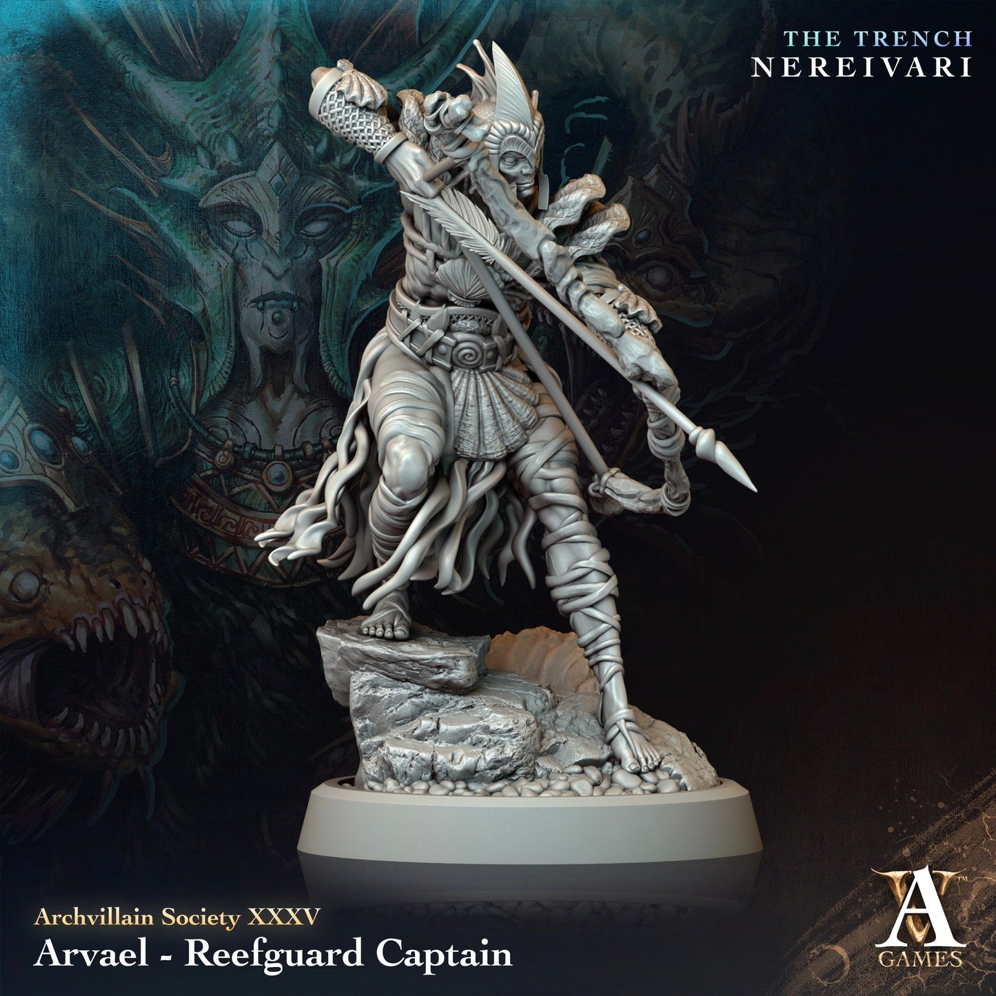 Reefguard Elf Resin Miniature Figure product image