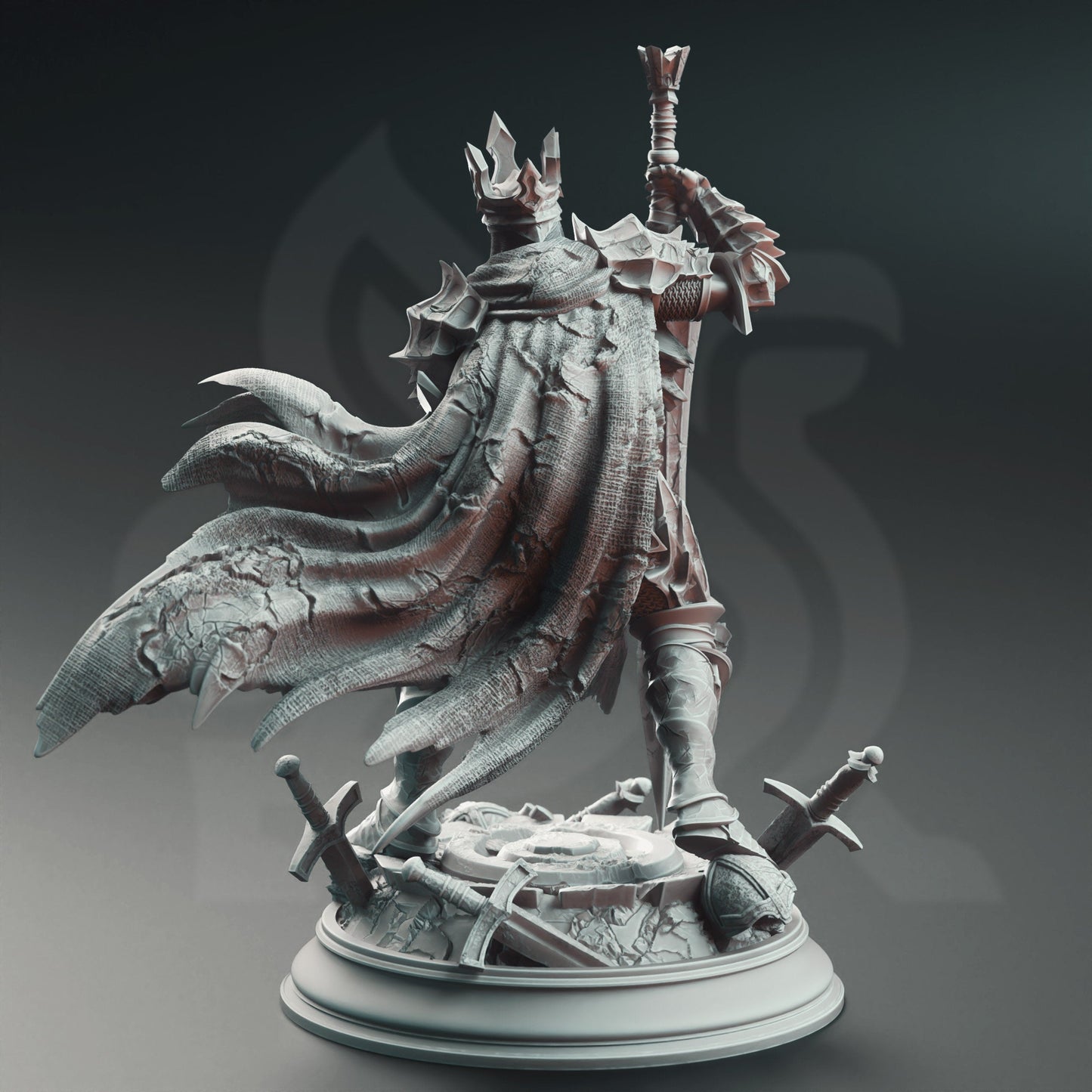 Void Knight Resin Miniature Figure alternate view 3