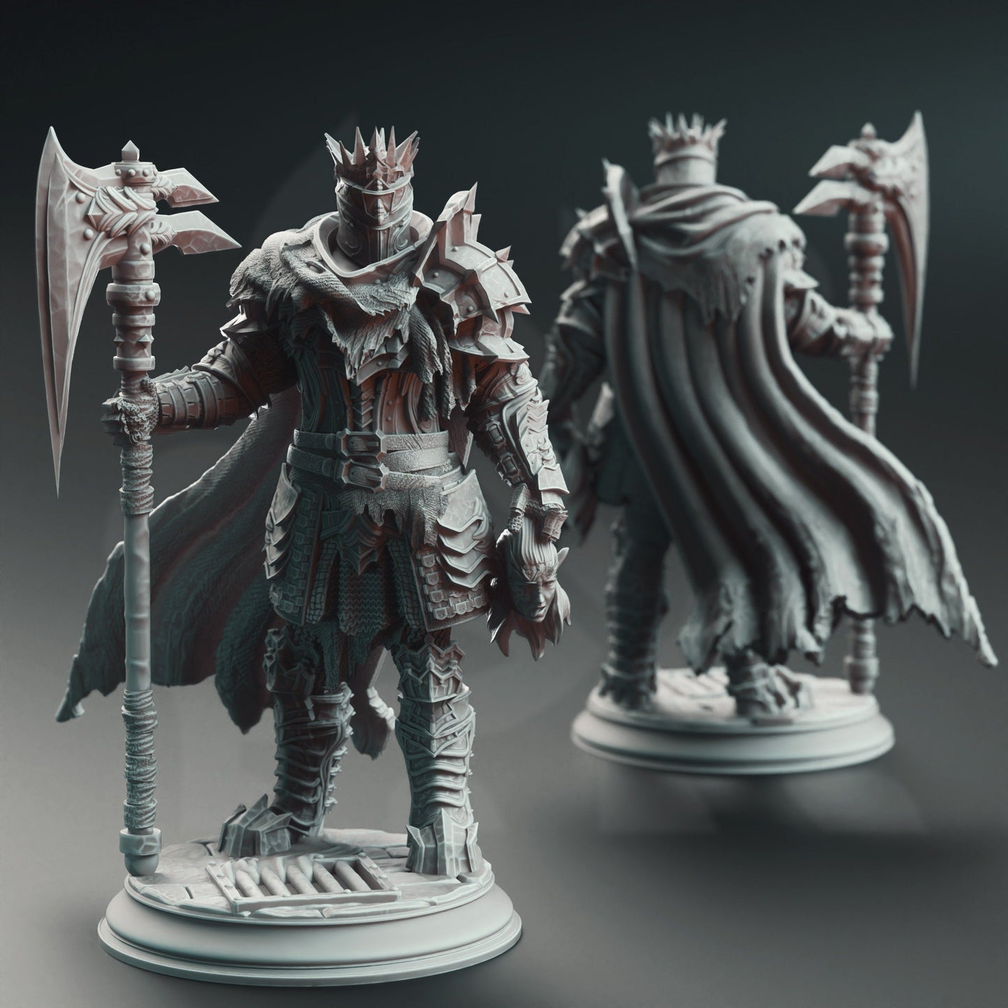 Executioner Knight Resin Miniature Figure alternate view 3