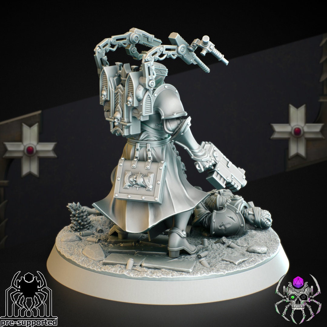 Apothecary Widow Resin Miniature Figure alternate view 3