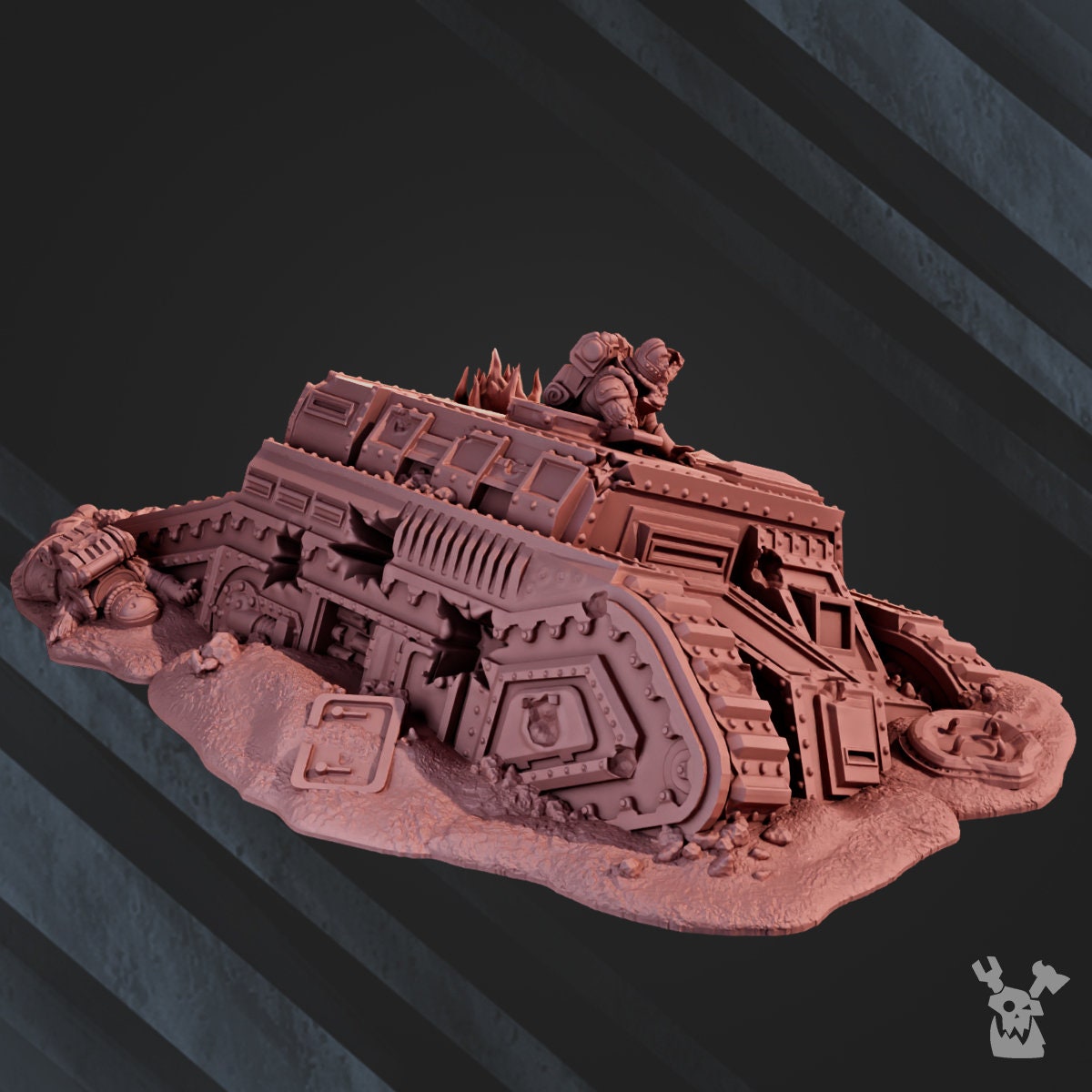 Wrecked Tank Resin Upgrade Parts product image