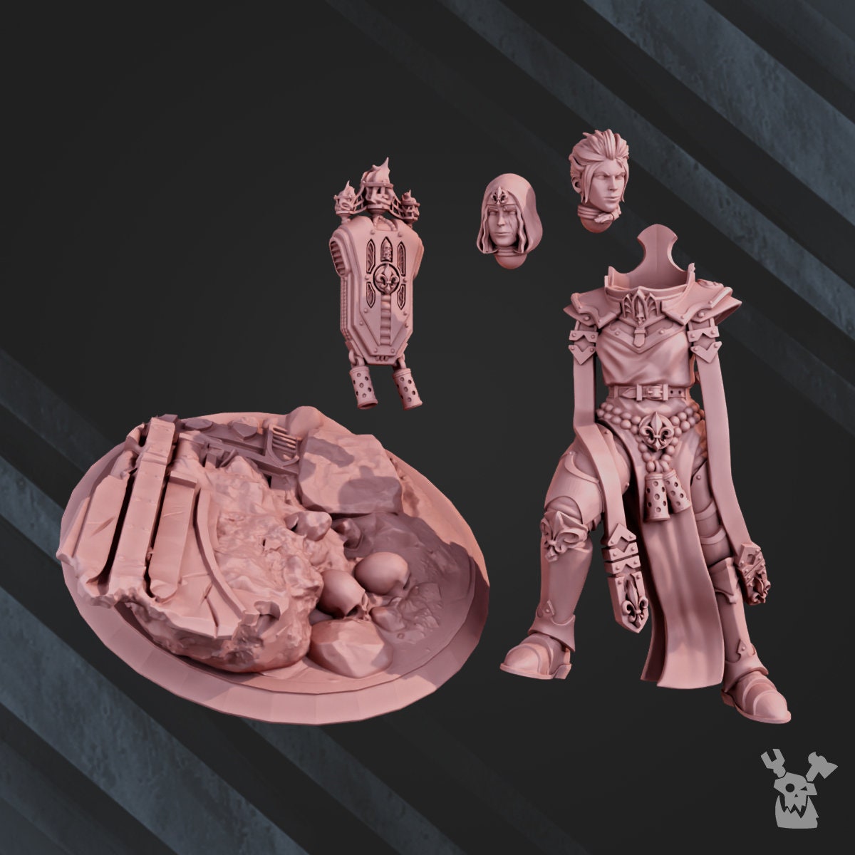 High Sister Resin Miniature Figure alternate view 2