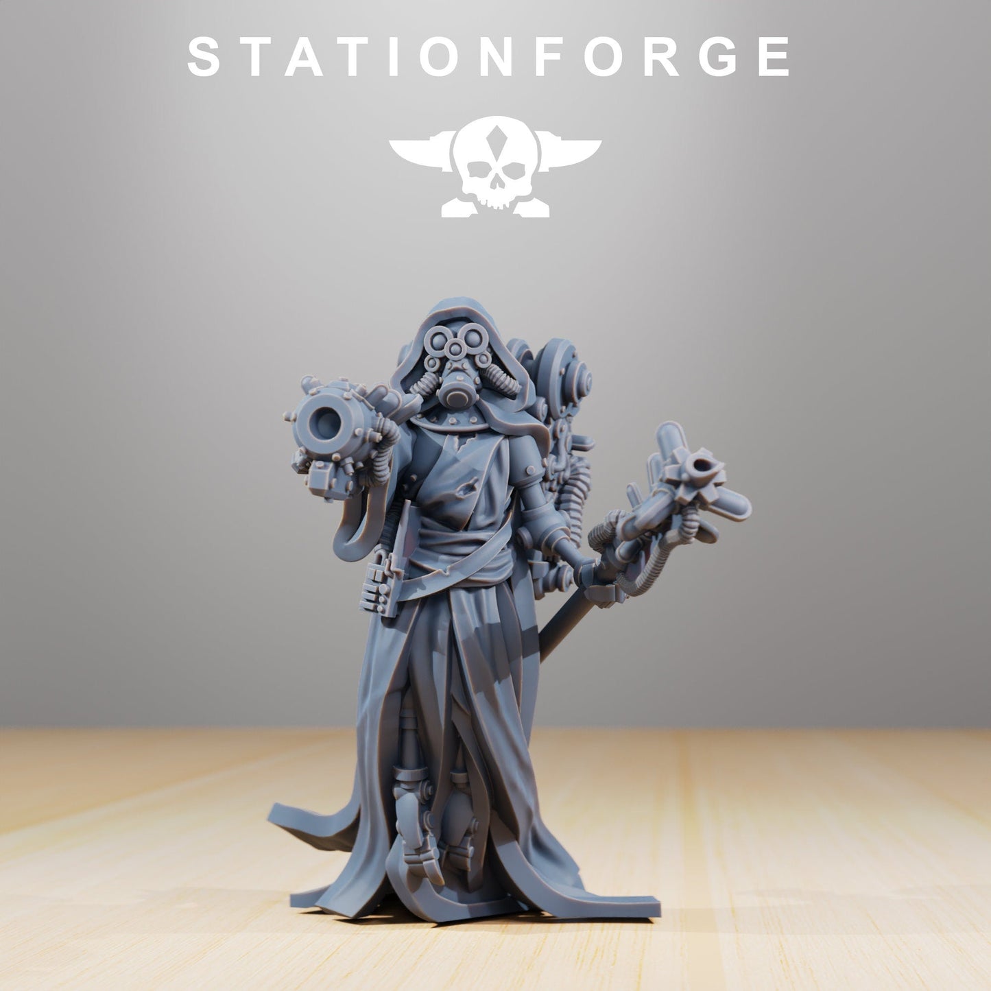 Scavenger Electro Lights Resin Miniature Figure alternate view 4