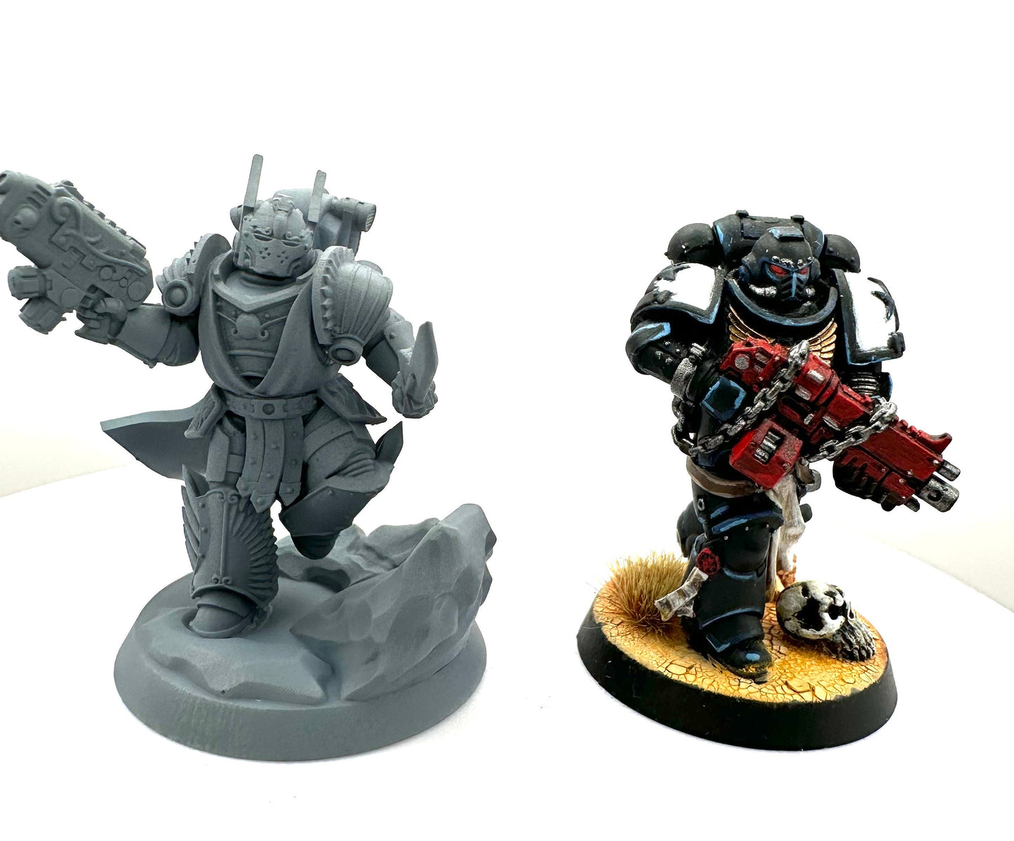 Crimson Wings Captain Resin Miniature Figure alternate view 5