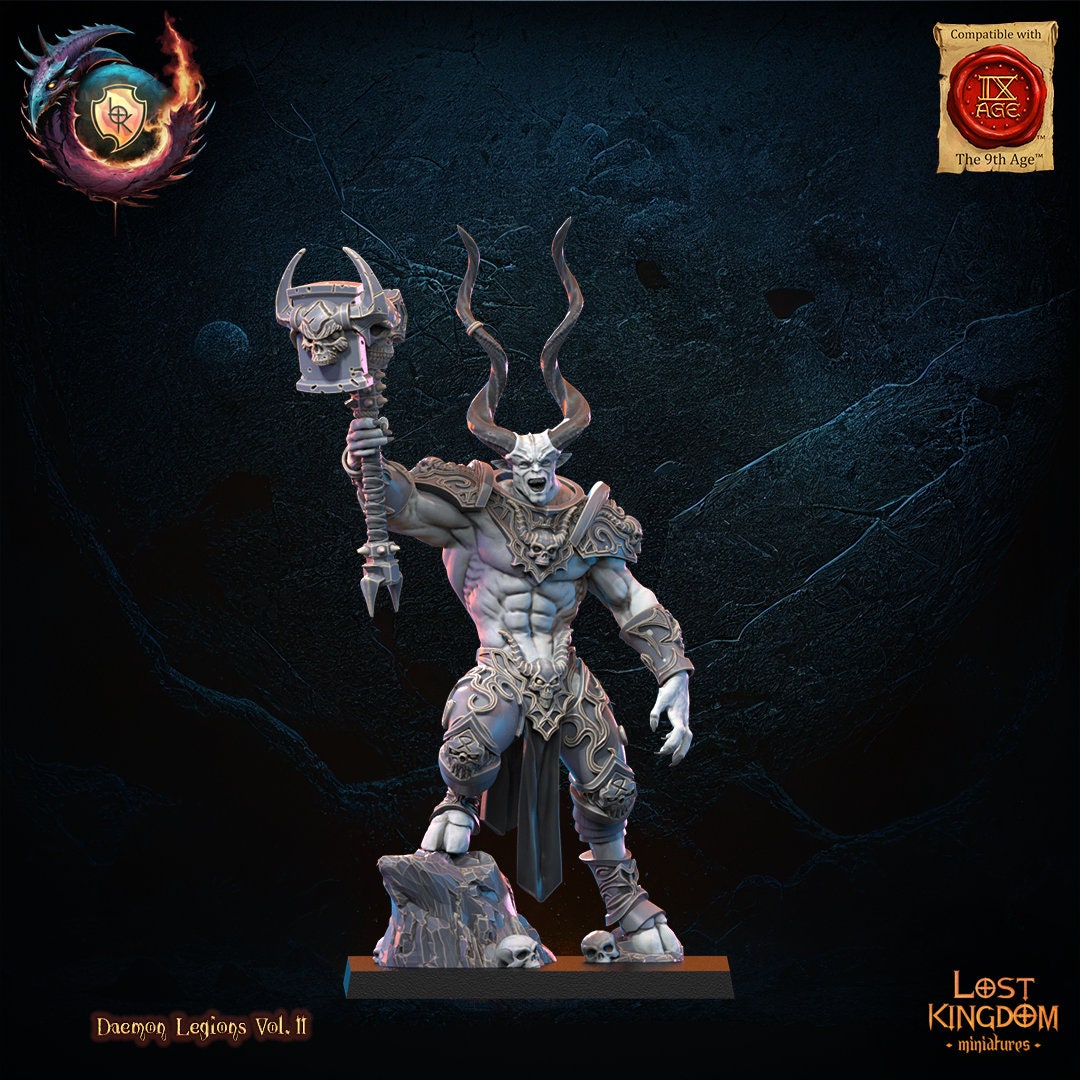Infernal Fiend Resin Boss Miniature alternate view 4