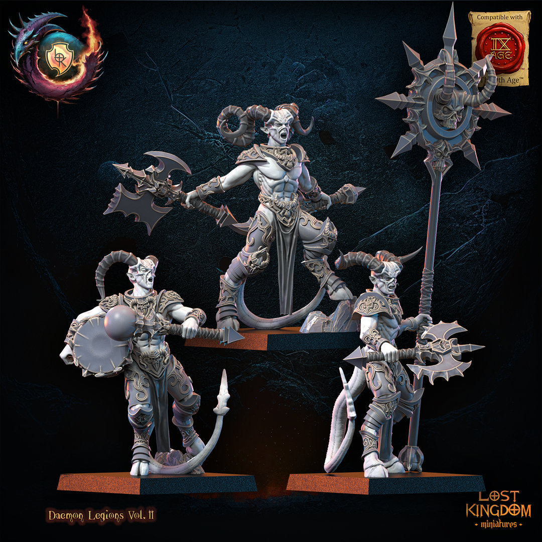Fiendish Command Group Resin Boss Miniature alternate view 2