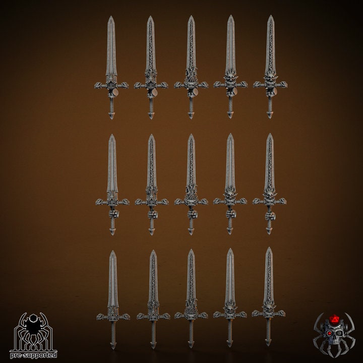 Flame Lizards Blade Master Swords Resin Upgrade Parts product image