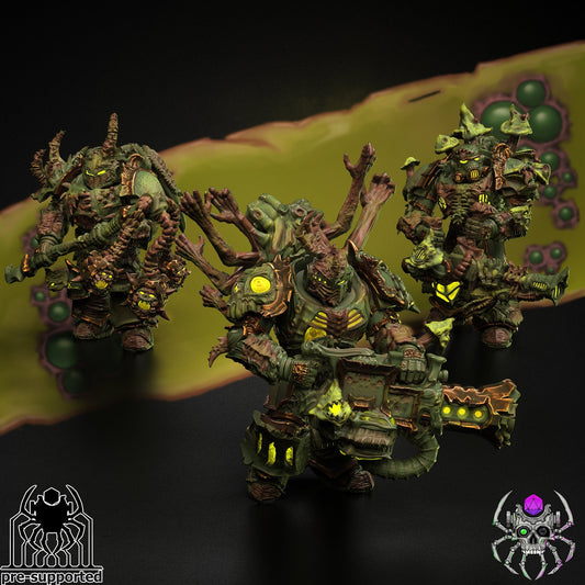 Plague Bringer Battle Squad Resin Miniatures Set alternate view 2