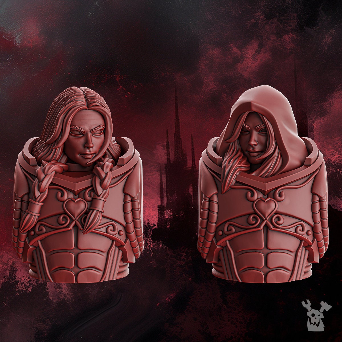 Crimson Wings Female Heads/bodies Resin Upgrade Parts alternate view 4