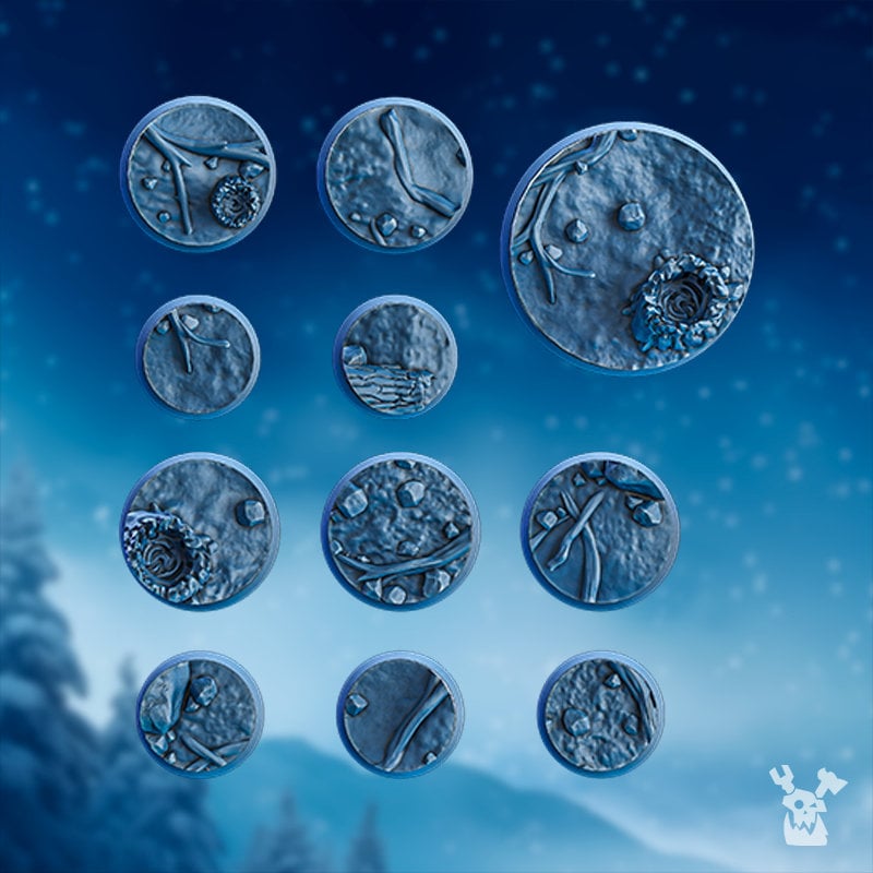 Stormbringers Frozen Base Set Resin Terrain Set product image