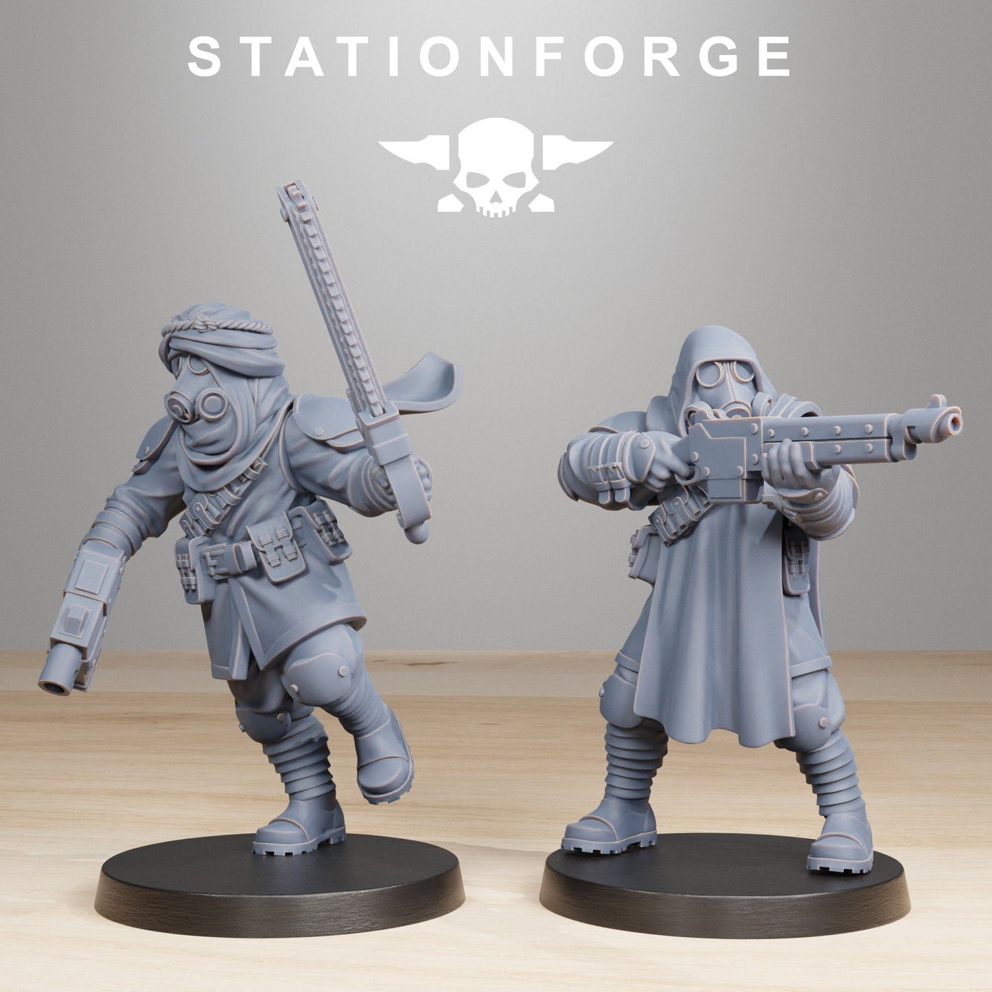 GrimGuard Scorchers Resin Miniature Figure alternate view 5