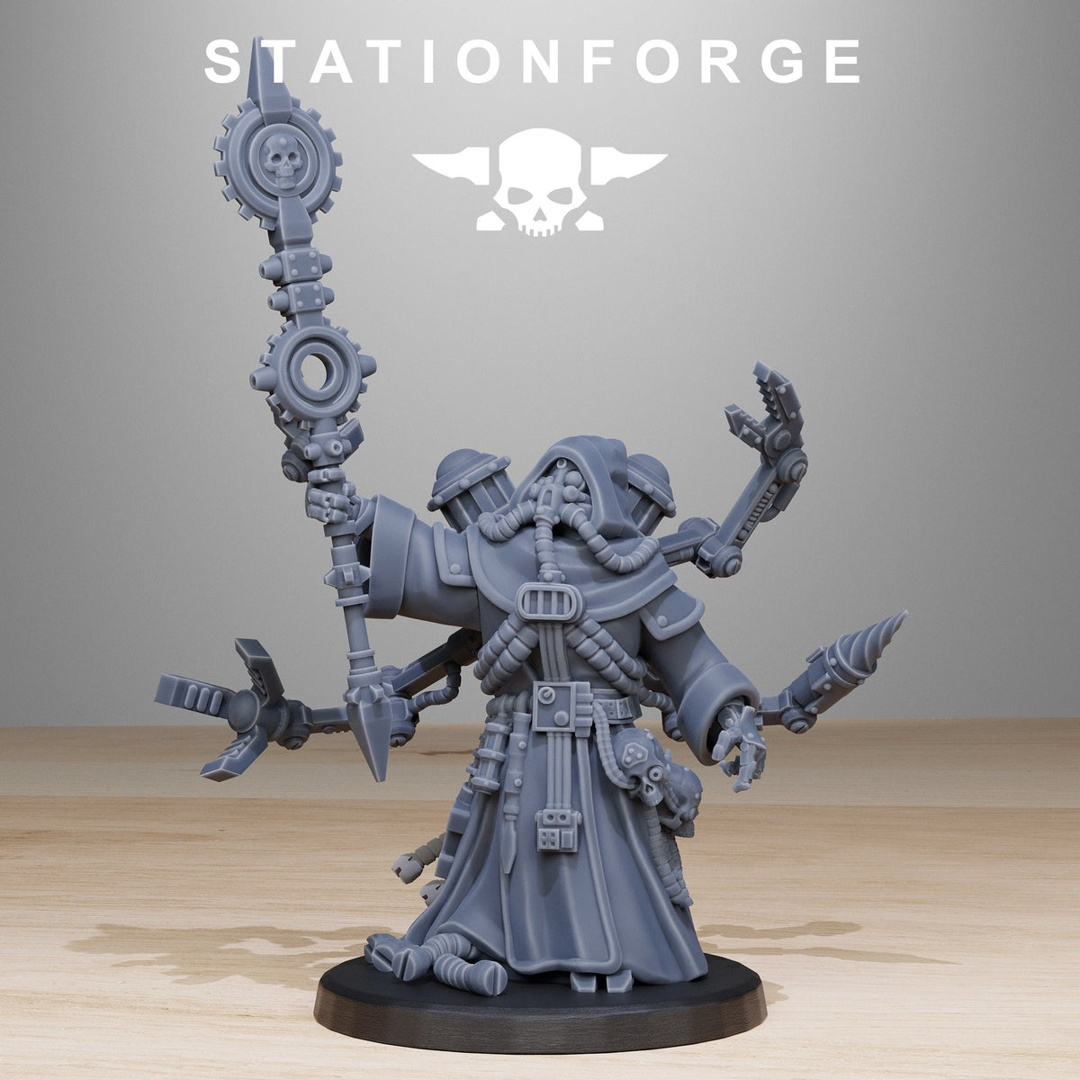 Scavenger SynthPriest Resin Miniature Figure alternate view 4