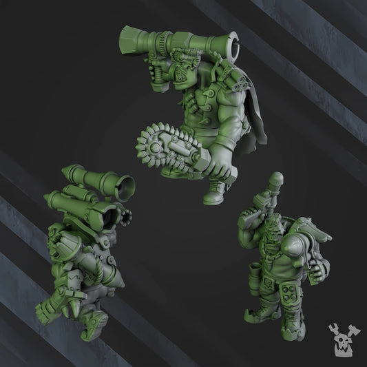 Bazooka Boyz Resin Miniature Figure alternate view 2