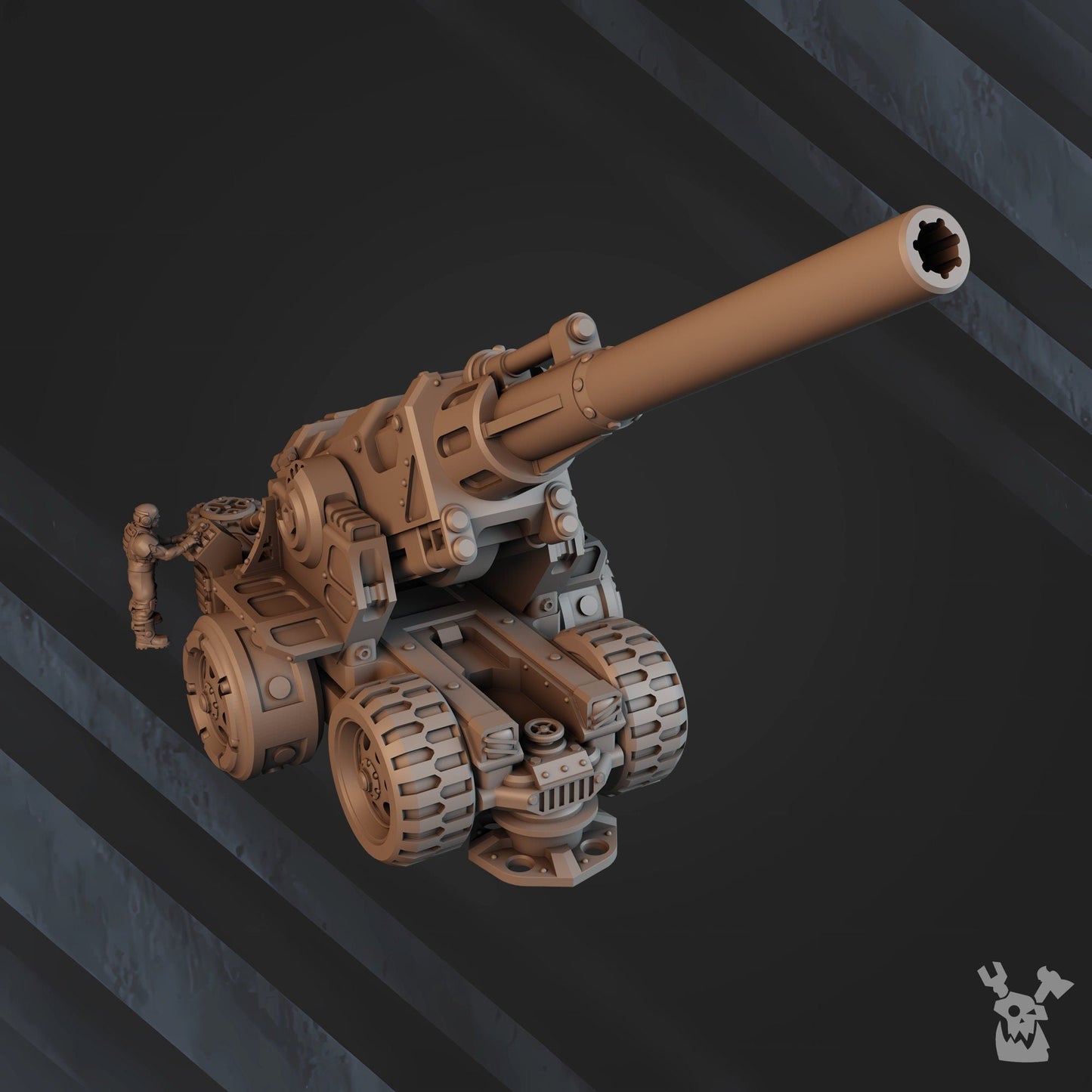 Heavy Artillery Gun Resin Upgrade Parts alternate view 5