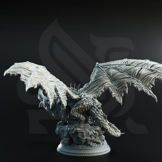 Eldritch Flayed Dragon Resin Boss Miniature alternate view 2