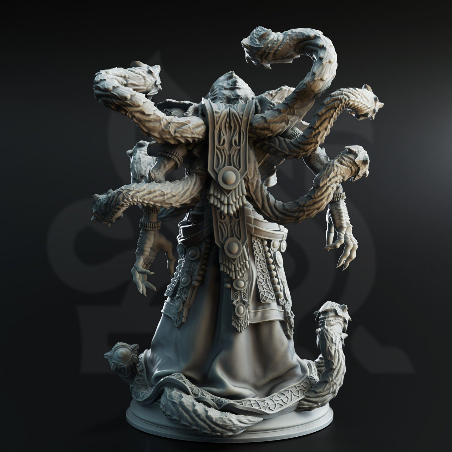 Flayer Hybrid of the Deep Resin Miniature Figure alternate view 3