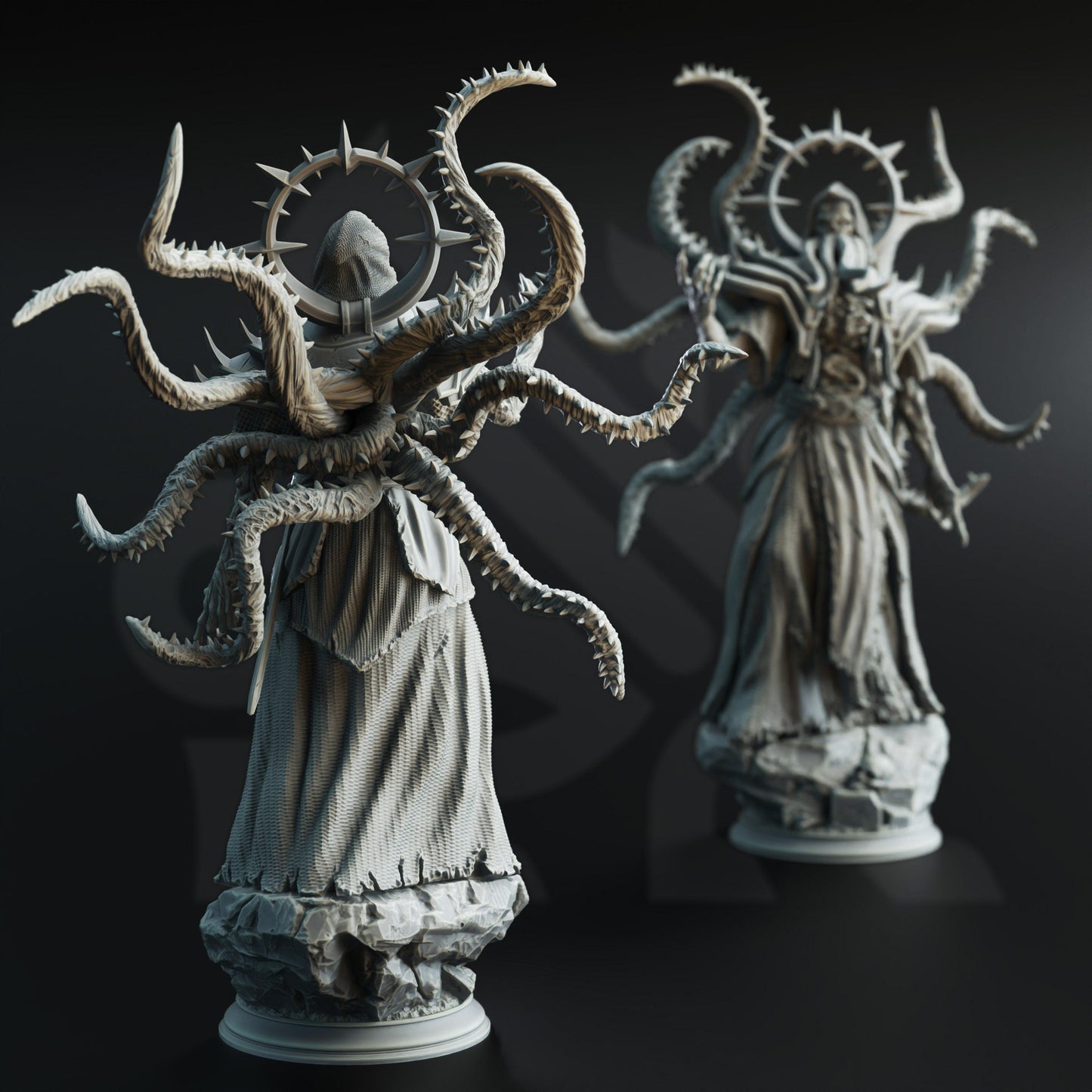 Elder Lich Flayer Resin Miniature Figure alternate view 2