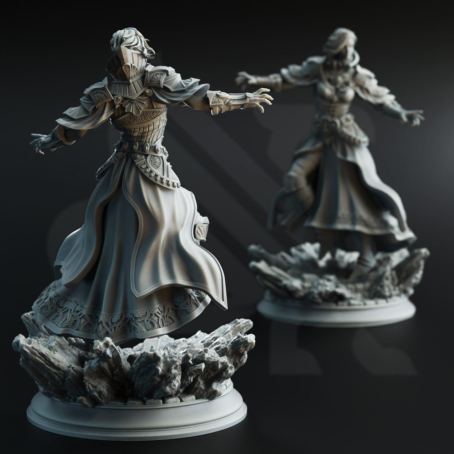 Psionic Mindweaver Resin Miniature Figure alternate view 2