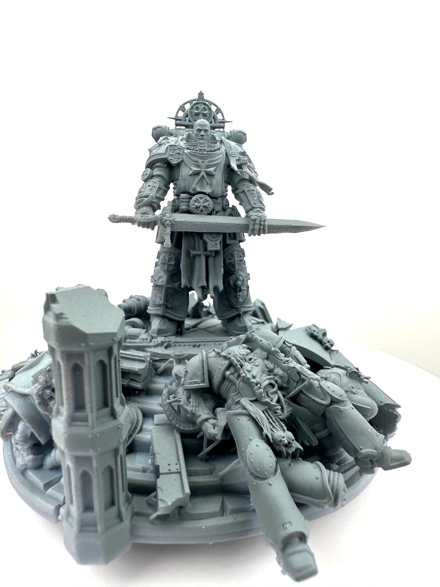 High Templar Diorama 3DArtGuy Miniatures Resin Boss Miniature alternate view 2