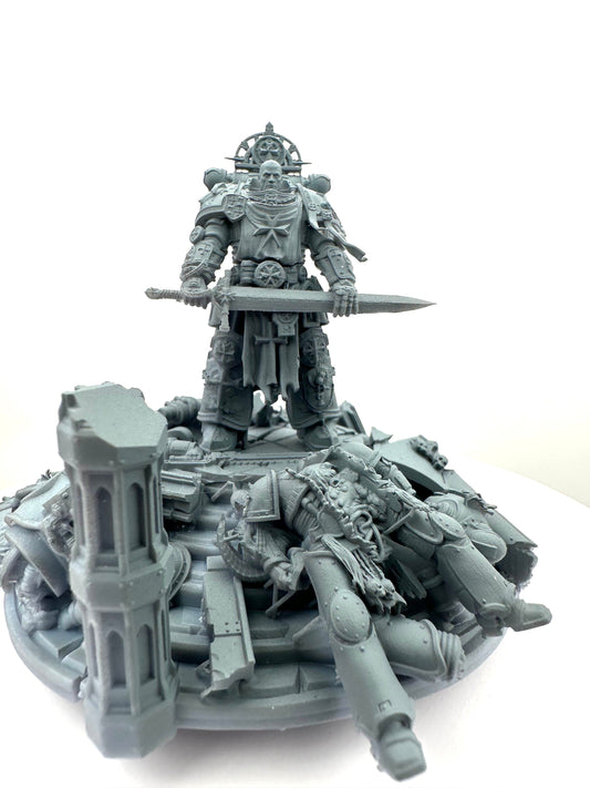 High Templar Diorama 3DArtGuy Miniatures Resin Boss Miniature alternate view 2
