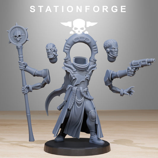 Xentari Cultist Resin Miniature Figure alternate view 2