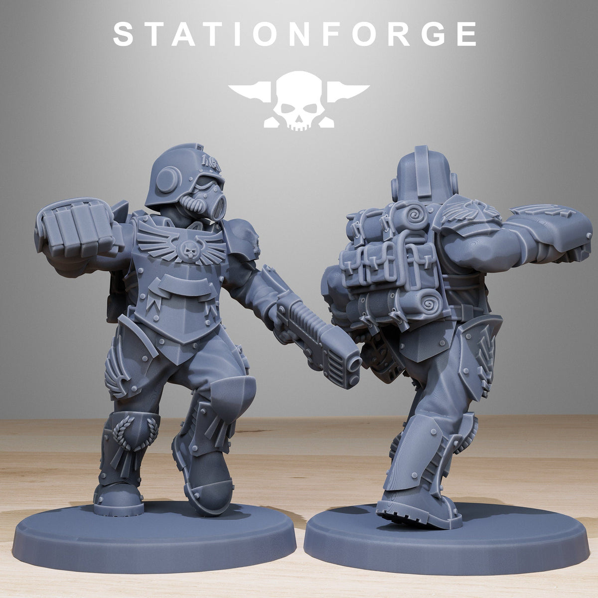 GrimGuard Elites Resin Miniature Figure alternate view 5