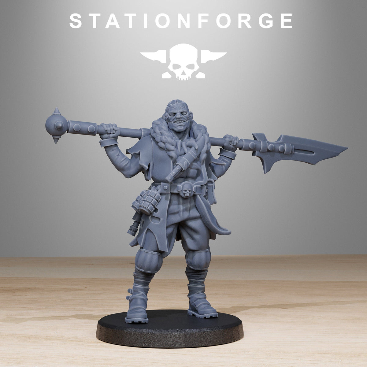 GrimCorp Mercenaries Resin Miniature Figure alternate view 5