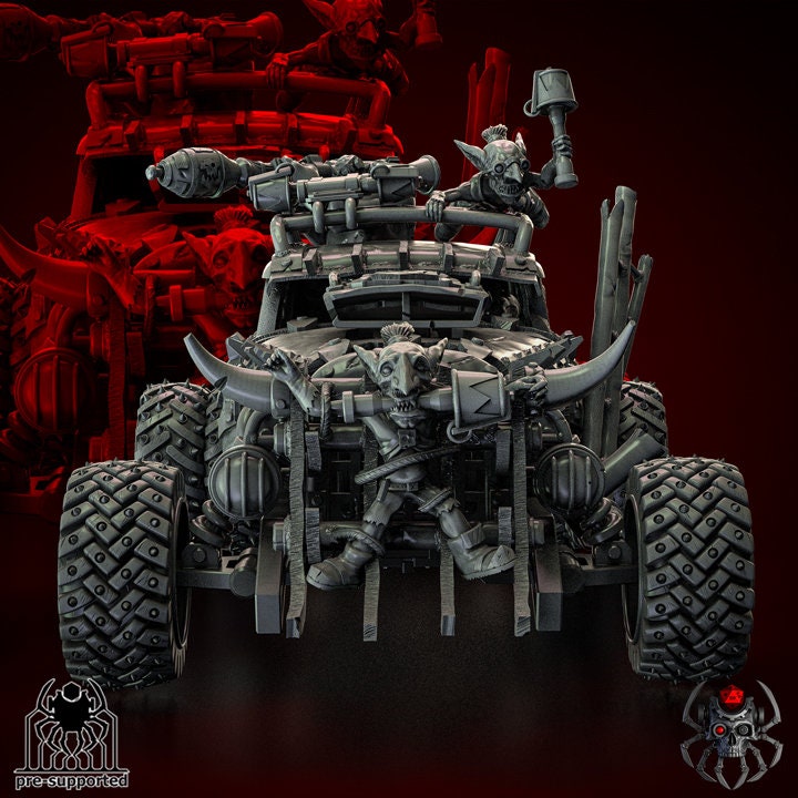 Ork Hottruck Resin Miniature Figure alternate view 5