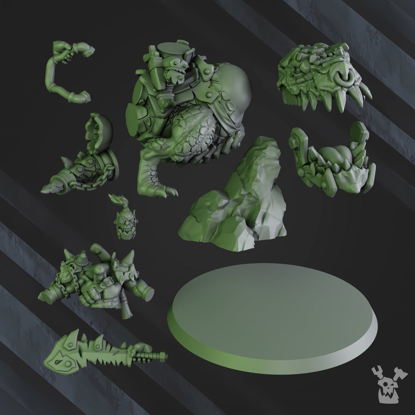 Arzott Big Toof on Supahog Resin Miniature Figure alternate view 4