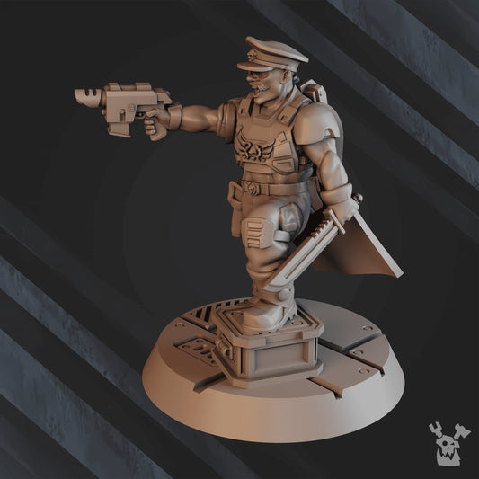 Tank Commander George "Whizbang" Dillon Resin Upgrade Parts alternate view 2