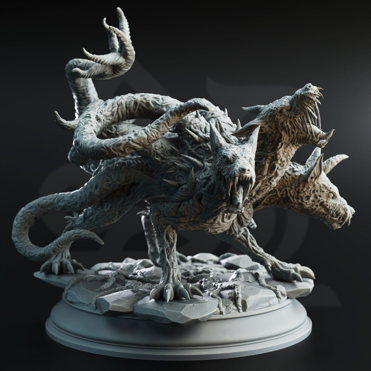 Hellhound Aberration Resin Miniature Figure alternate view 3