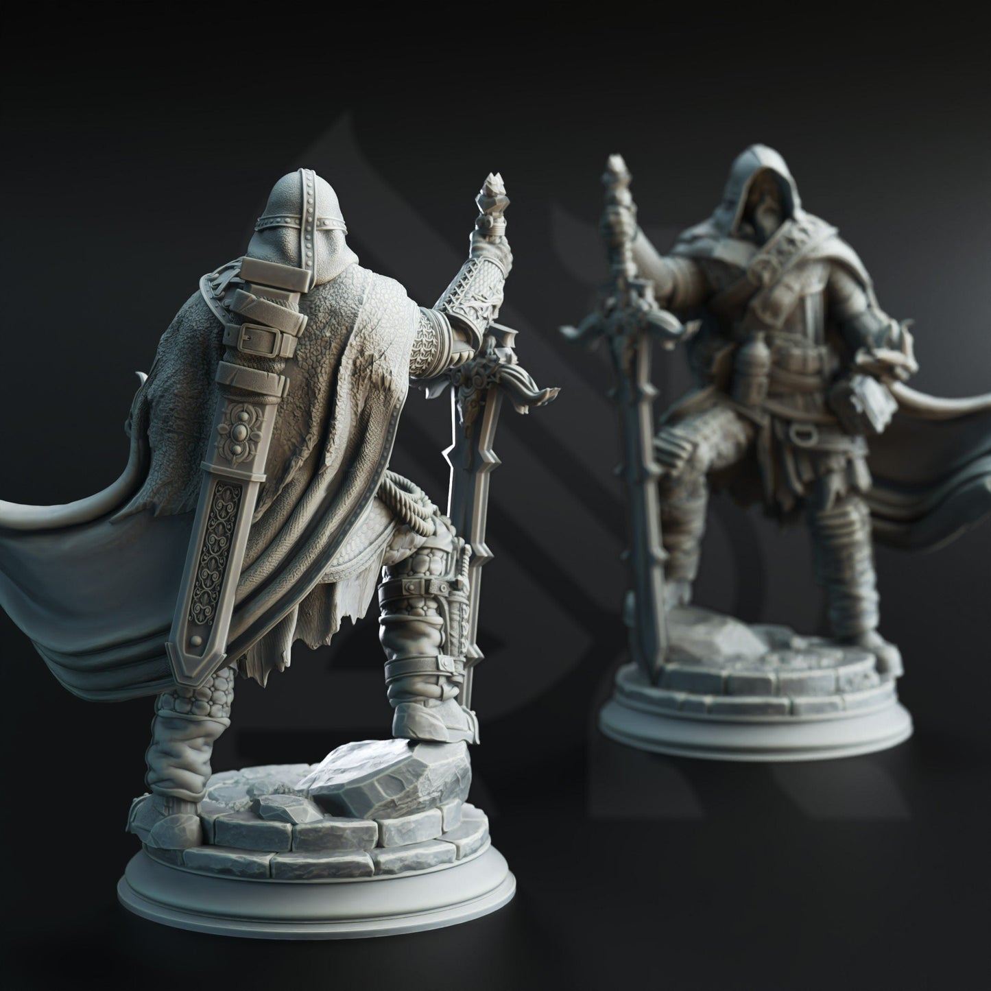 Human Revenant Ranger Resin Miniature Figure alternate view 3