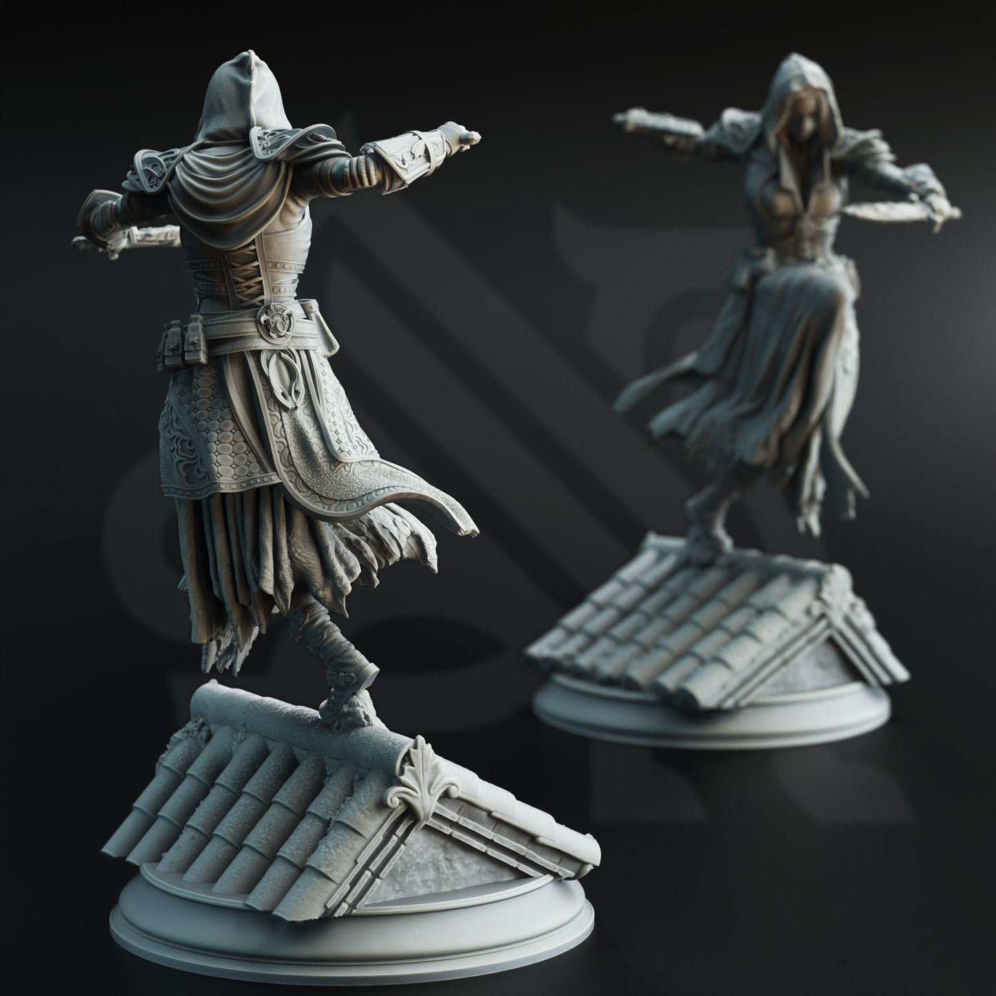 Psionic Rogue Resin Miniature Figure alternate view 2