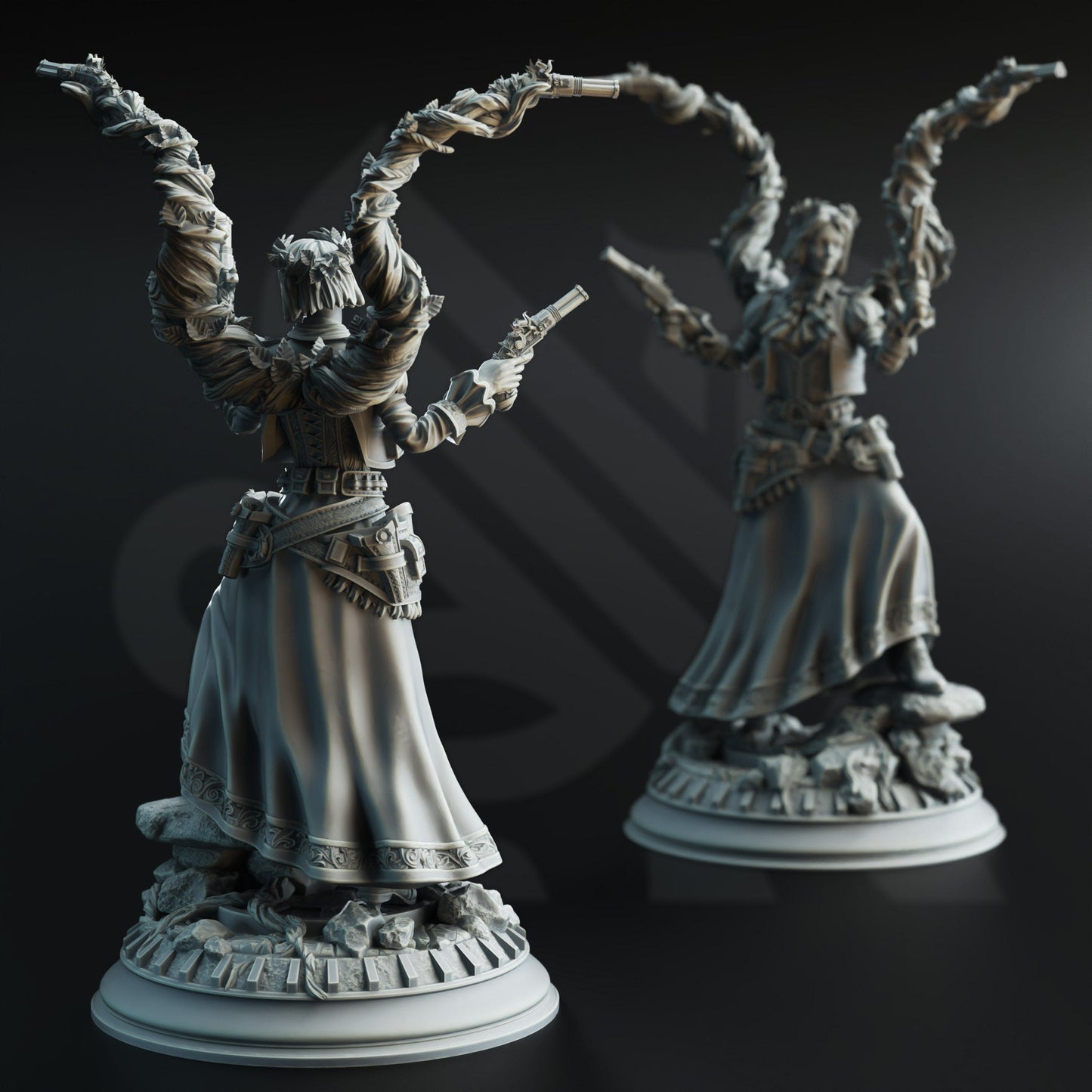 Half Elf Druidic Gunslinger Resin Upgrade Parts alternate view 2