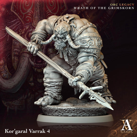Kor'Garal Varrak Resin Miniature Figure alternate view 2