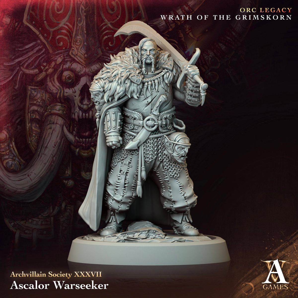 Ascalor Warseeker Resin Miniature Figure product image