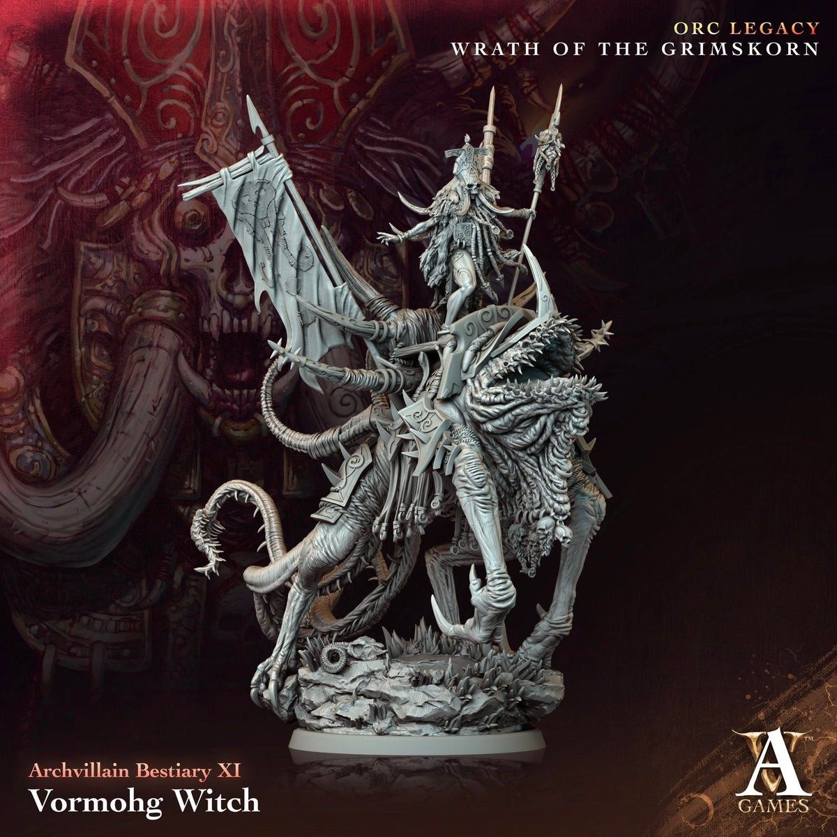 Vormohg Witch Resin Miniature Figure product image