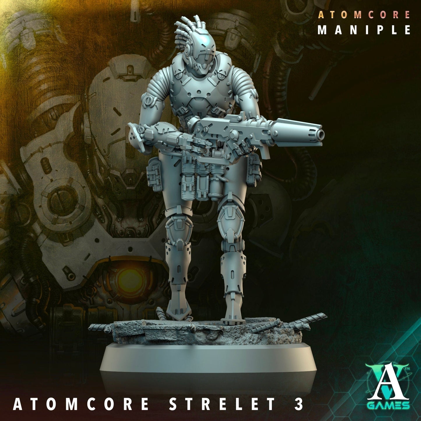 Atomcore Strelet Resin Miniature Figure alternate view 5