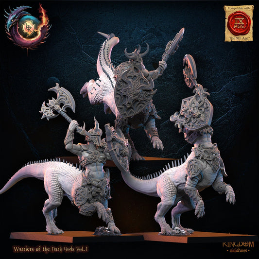 Feldrak Regiment 3x Resin Miniatures Regiment alternate view 2