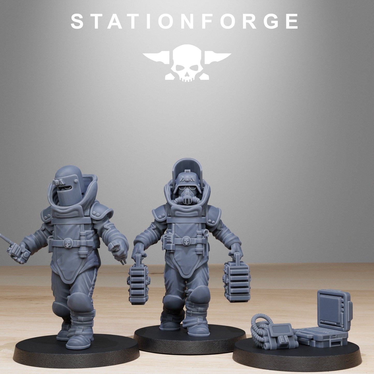 GrimGuard Bomb Squad Resin Miniatures Set alternate view 5