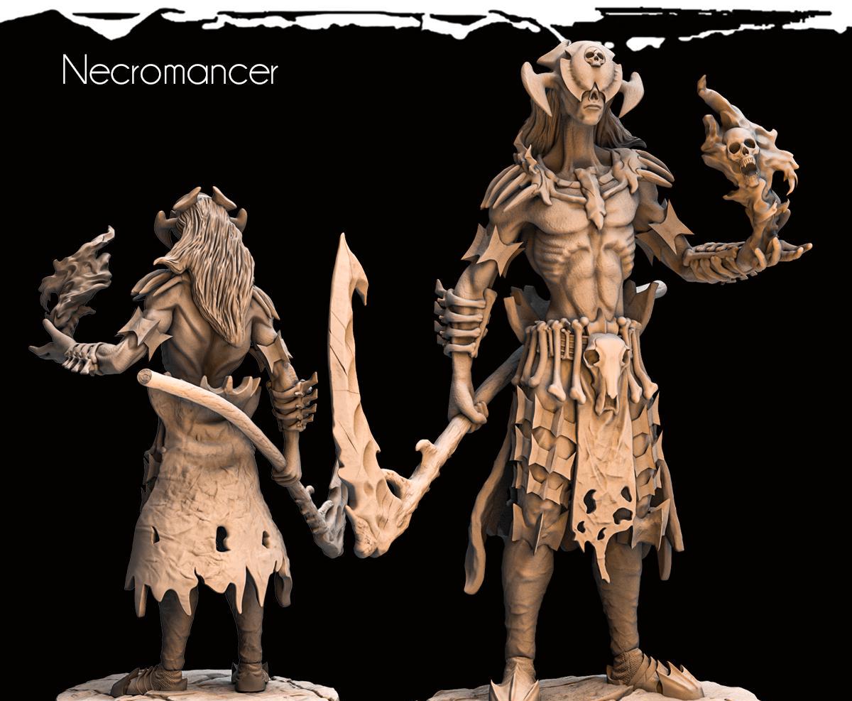 Necromancer Resin Miniature Figure product image